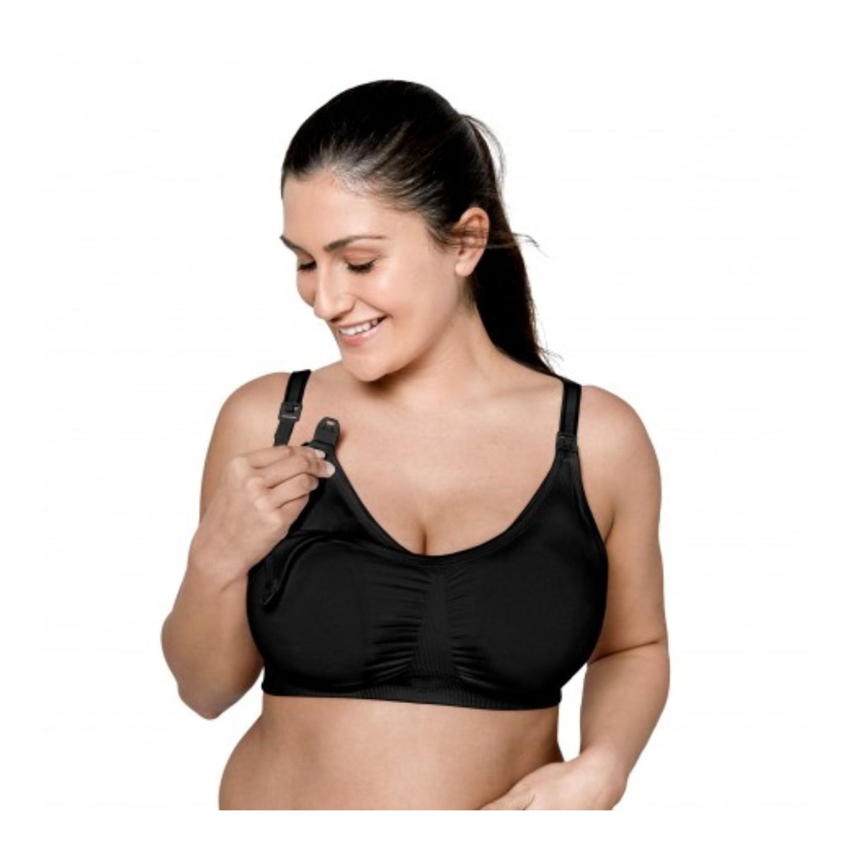 3 in 1 Nursing and Pumping Bra - Black