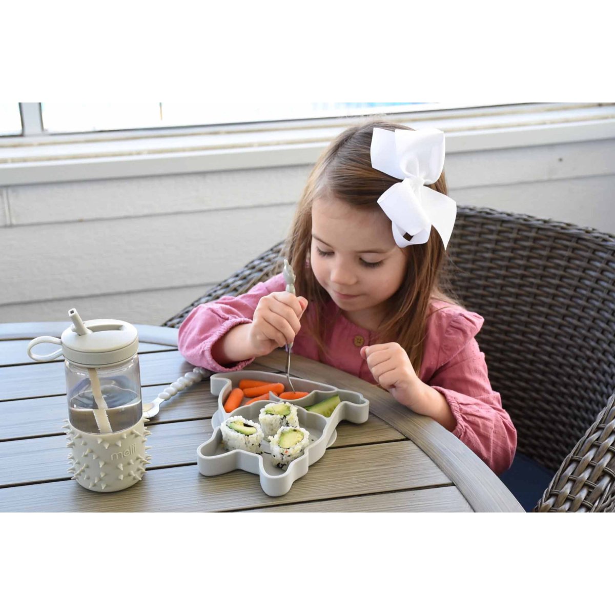 Silicone Divided Plate - Unicorn