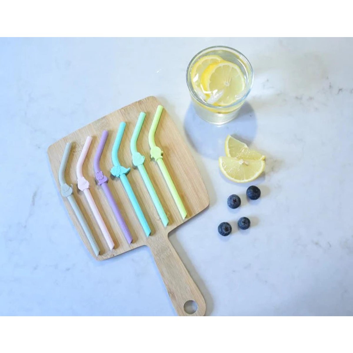 Silicone Straws 6 Piece