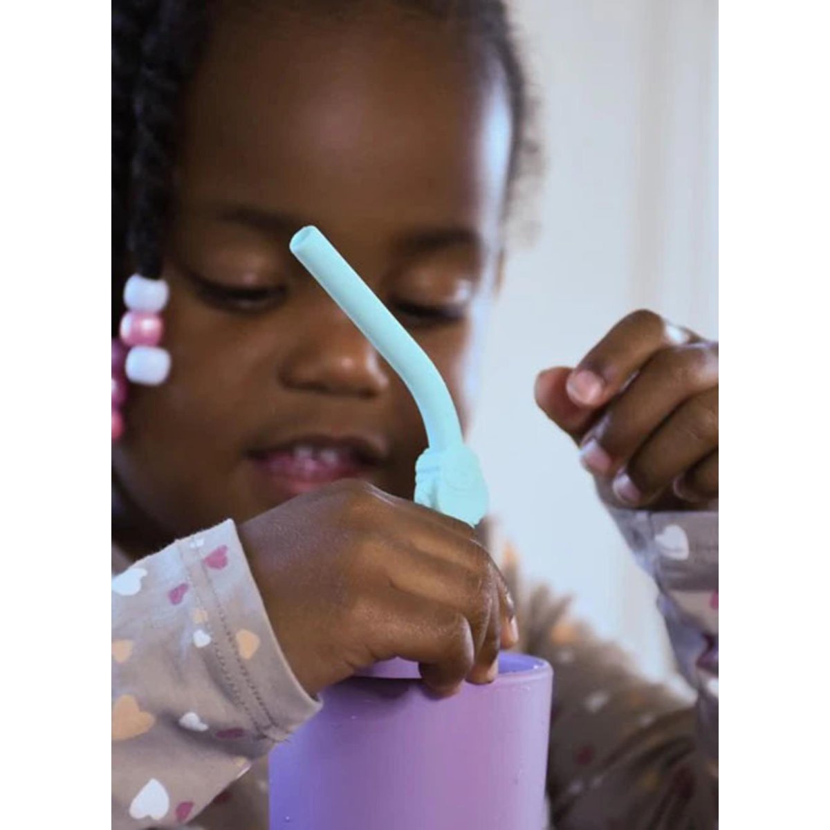 Silicone Straws 6 Piece