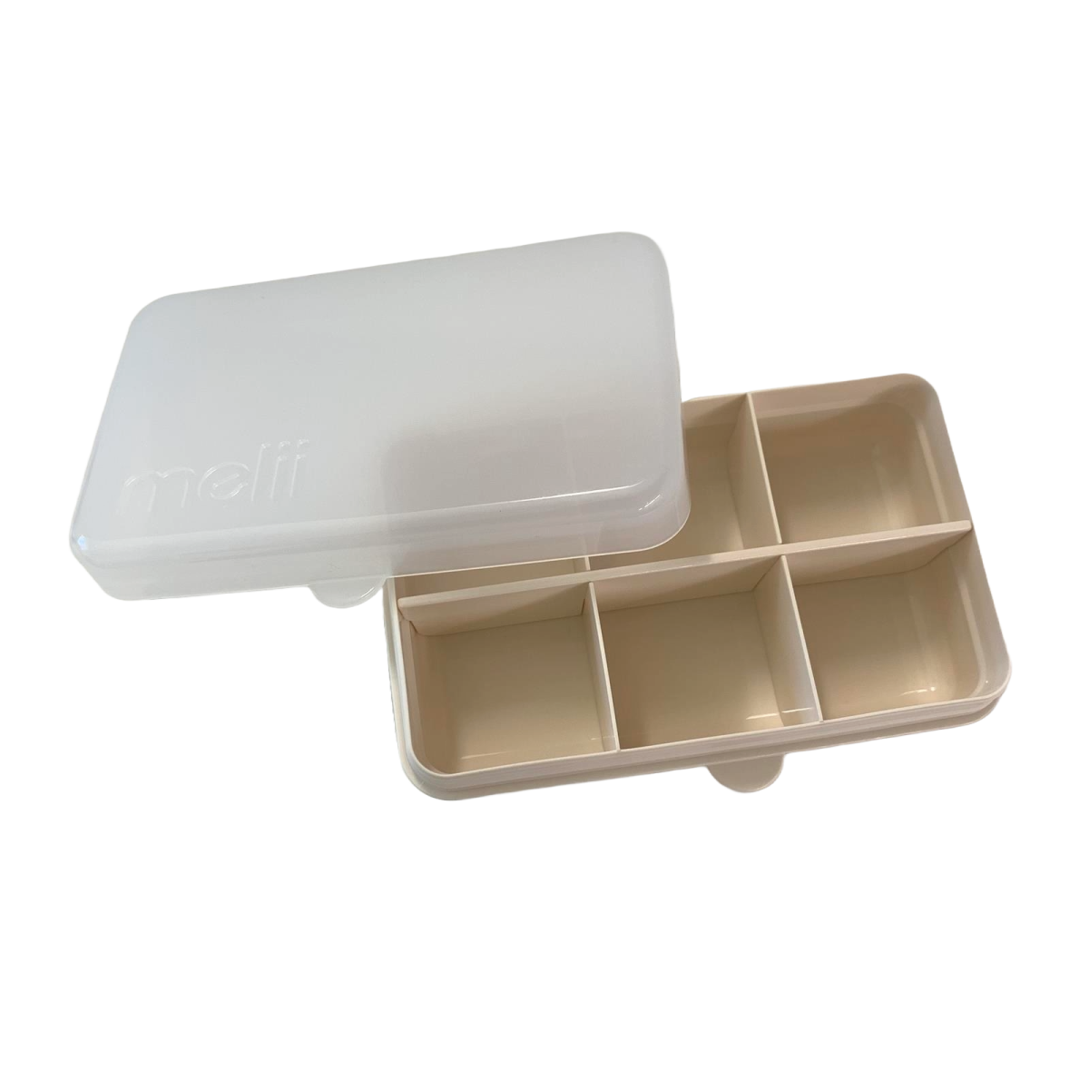 Snackle Food Storage Box 6 Compartment - Ivory