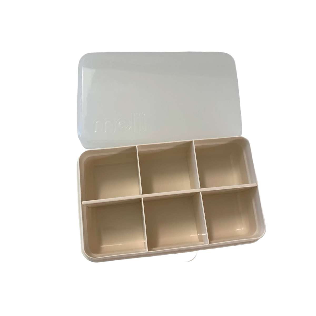 Snackle Food Storage Box 6 Compartment - Ivory