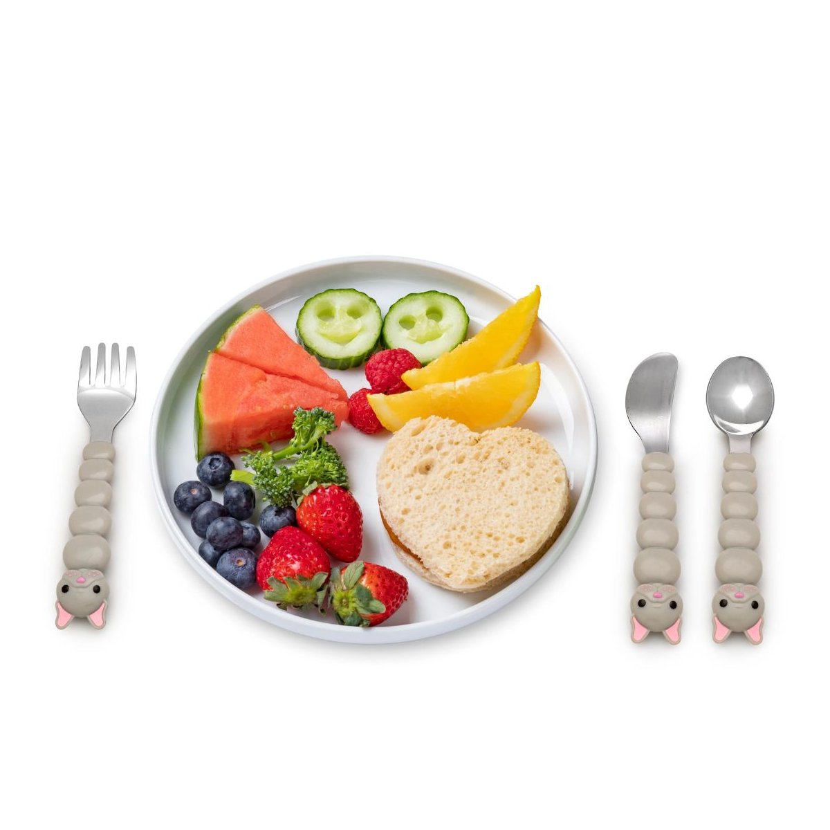 6 piece Utensil Set - Cat/Bulldog