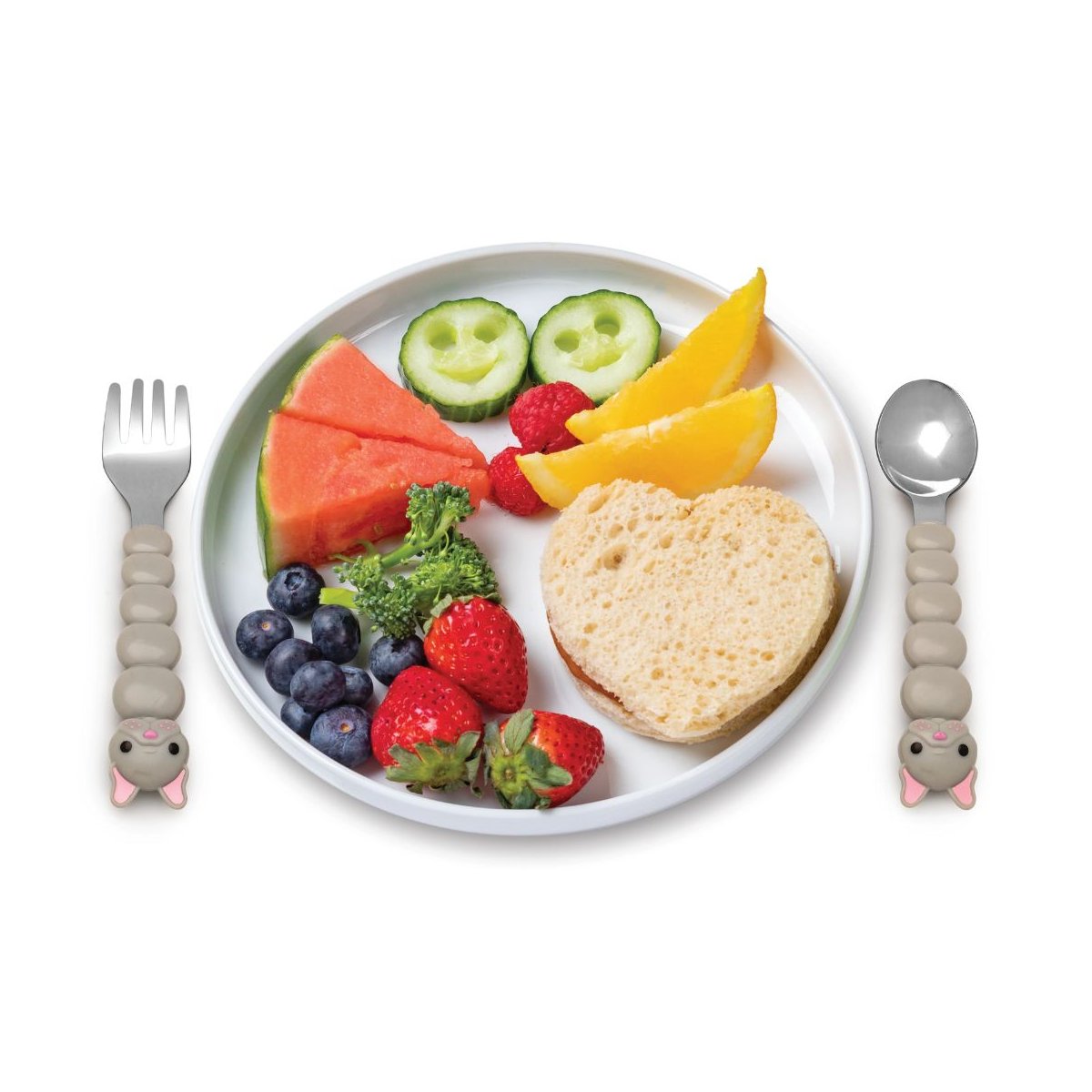 6 piece Utensil Set - Cat/Bulldog