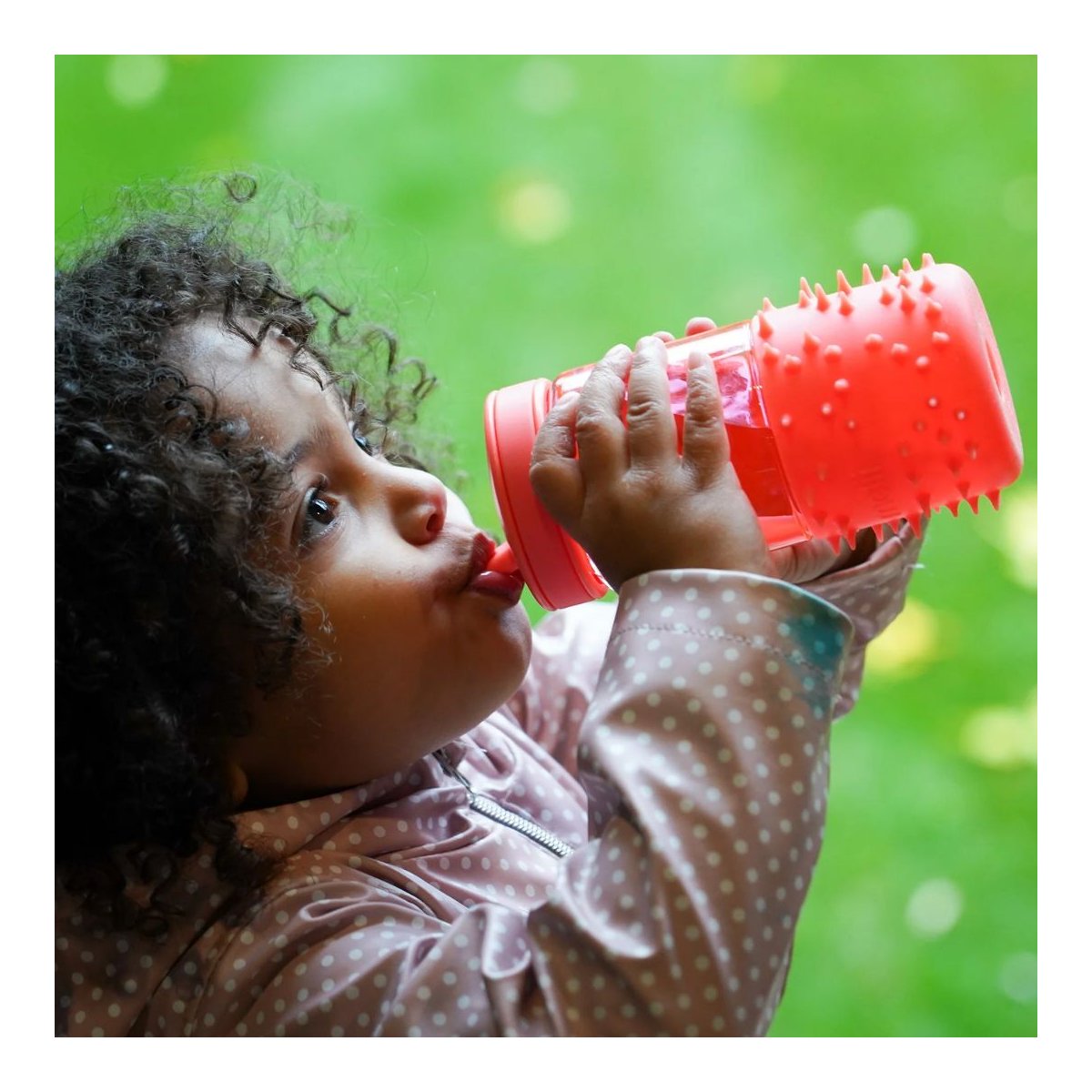 Spikey Water Bottle - Pink