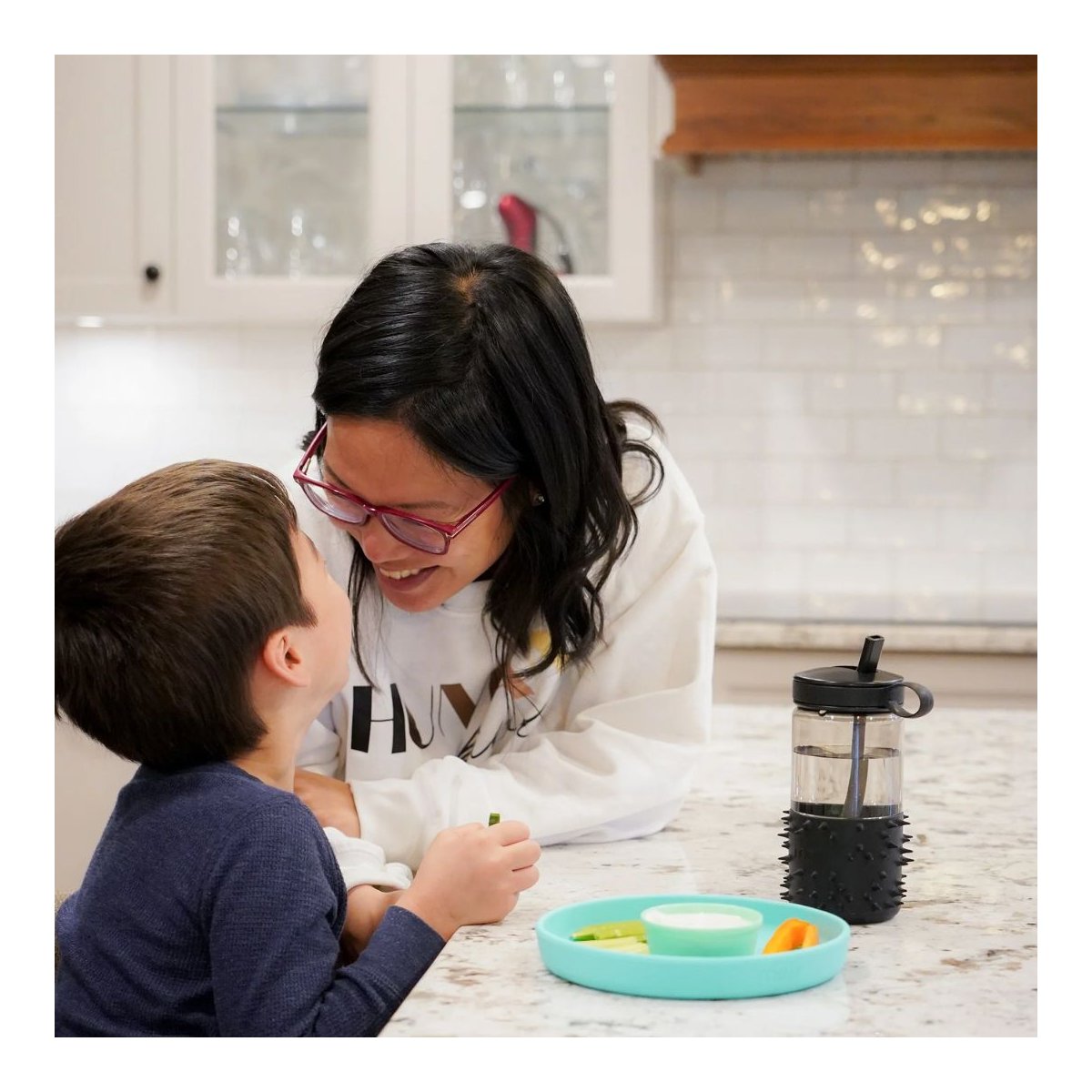 Spikey Water Bottle - Black