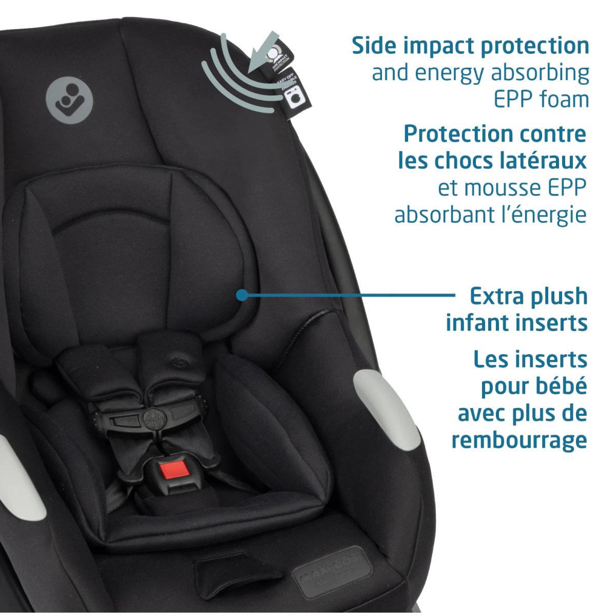 Mico Luxe+ Infant Car Seat Twillic Black