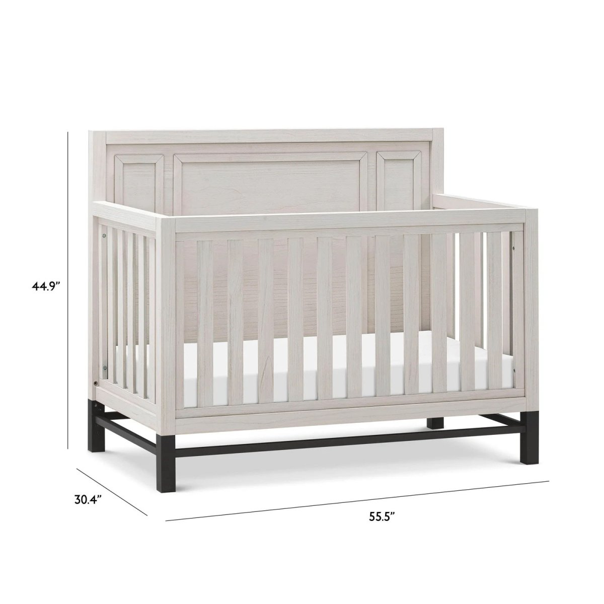 Newbern 4-in-1 Convertible Crib - White Driftwood