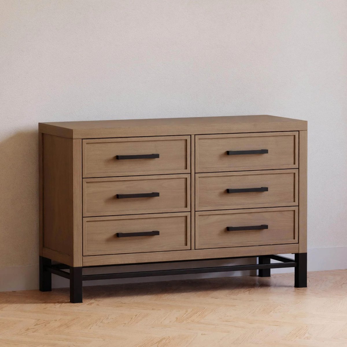 Newbern 6 Drawer Assembled Dresser - Driftwood