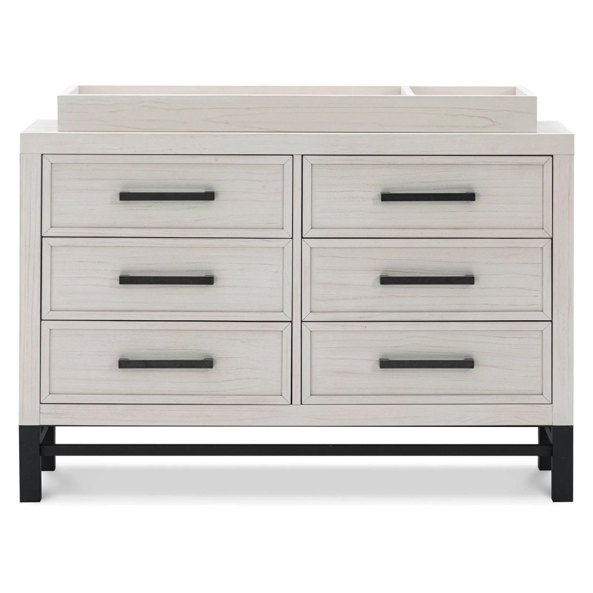 Newbern 6 Drawer Assembled Dresser - White Driftwood