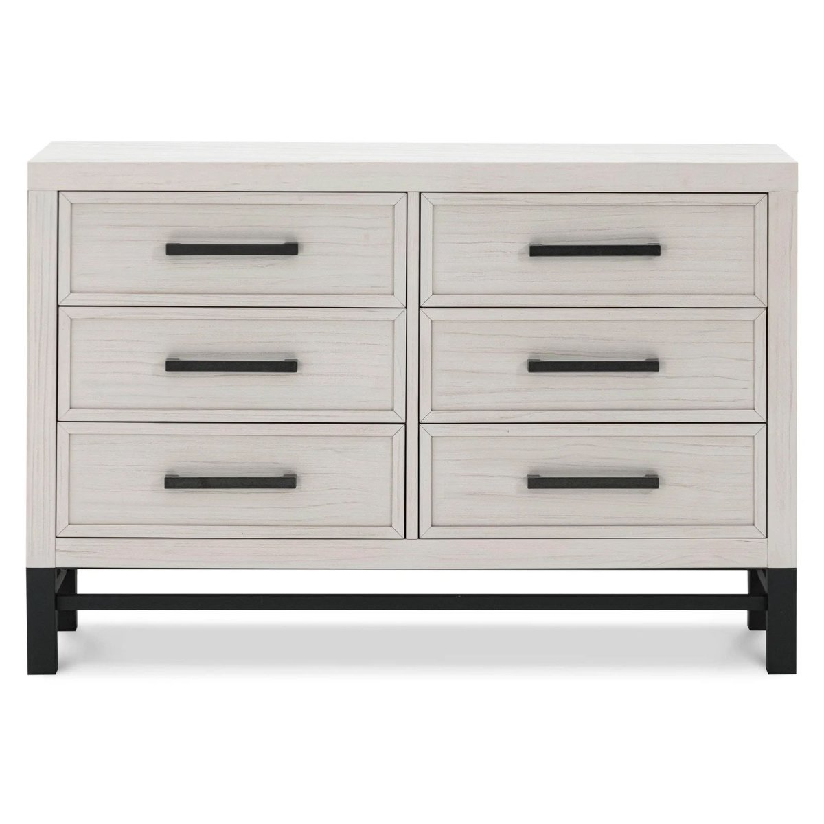 Newbern 6 Drawer Assembled Dresser - White Driftwood