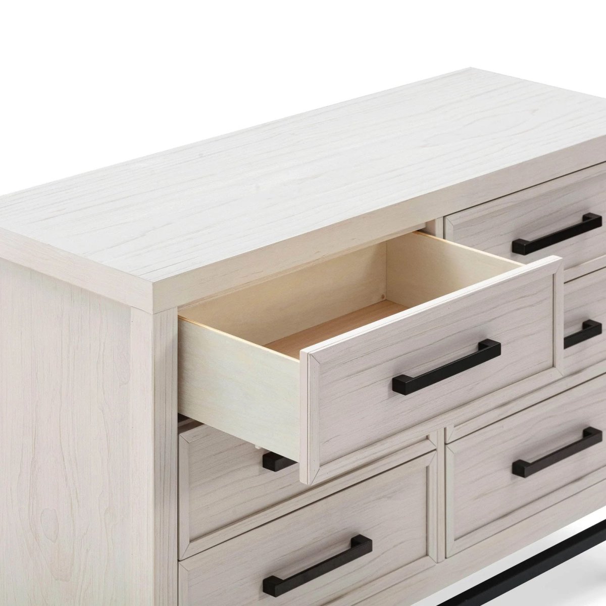 Newbern 6 Drawer Assembled Dresser - White Driftwood
