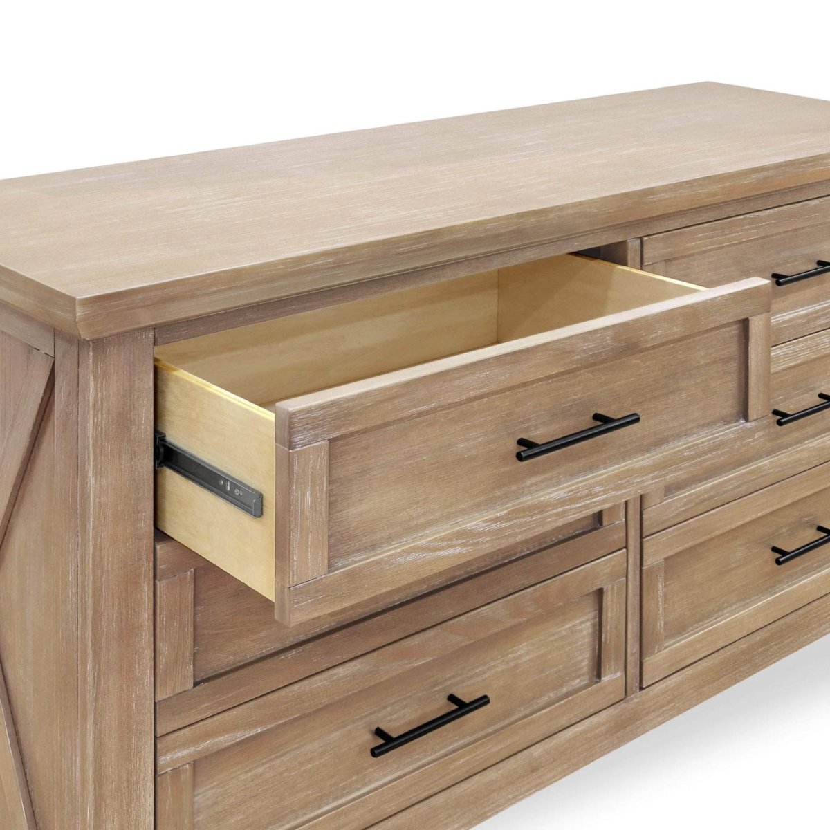 Emory Farmhouse Double Dresser - Driftwood
