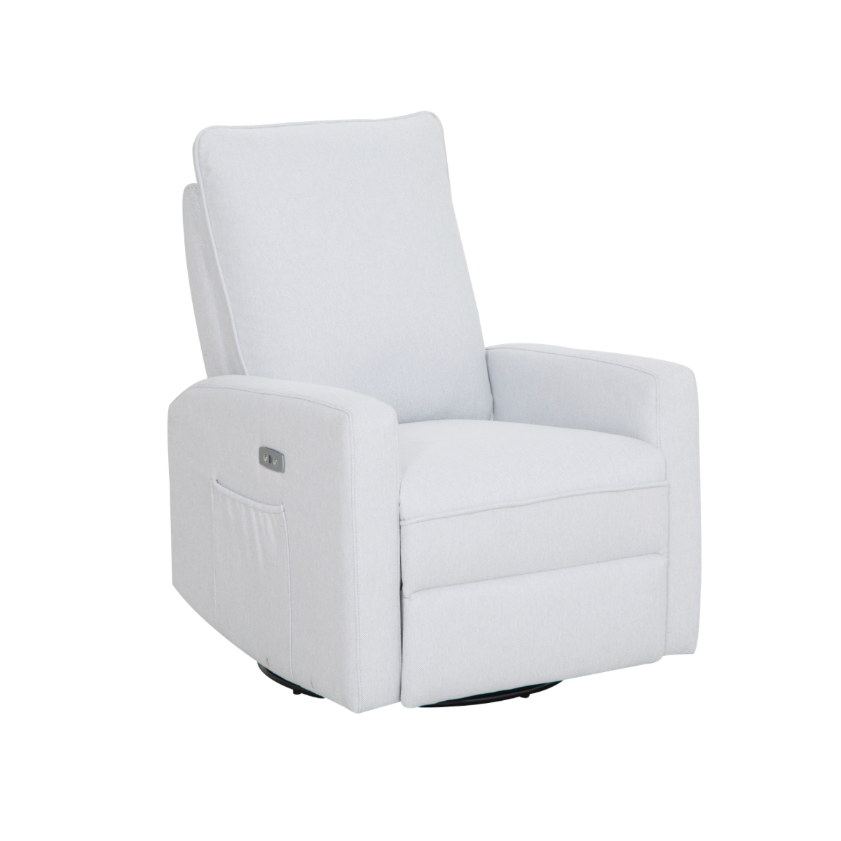Paradise Electric Fabric glider - Morning Grey