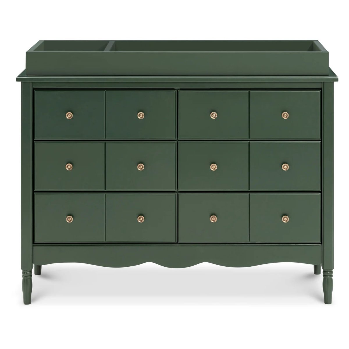 Liberty 6-Drawer Assembled Dresser - Forest Green