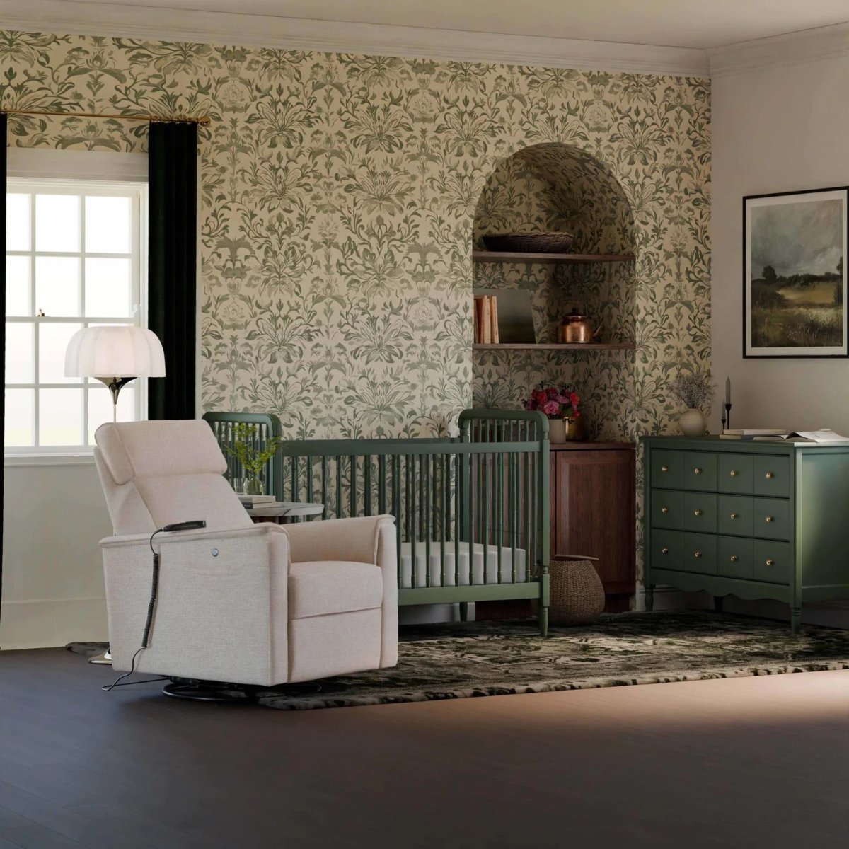 Liberty 6-Drawer Assembled Dresser - Forest Green