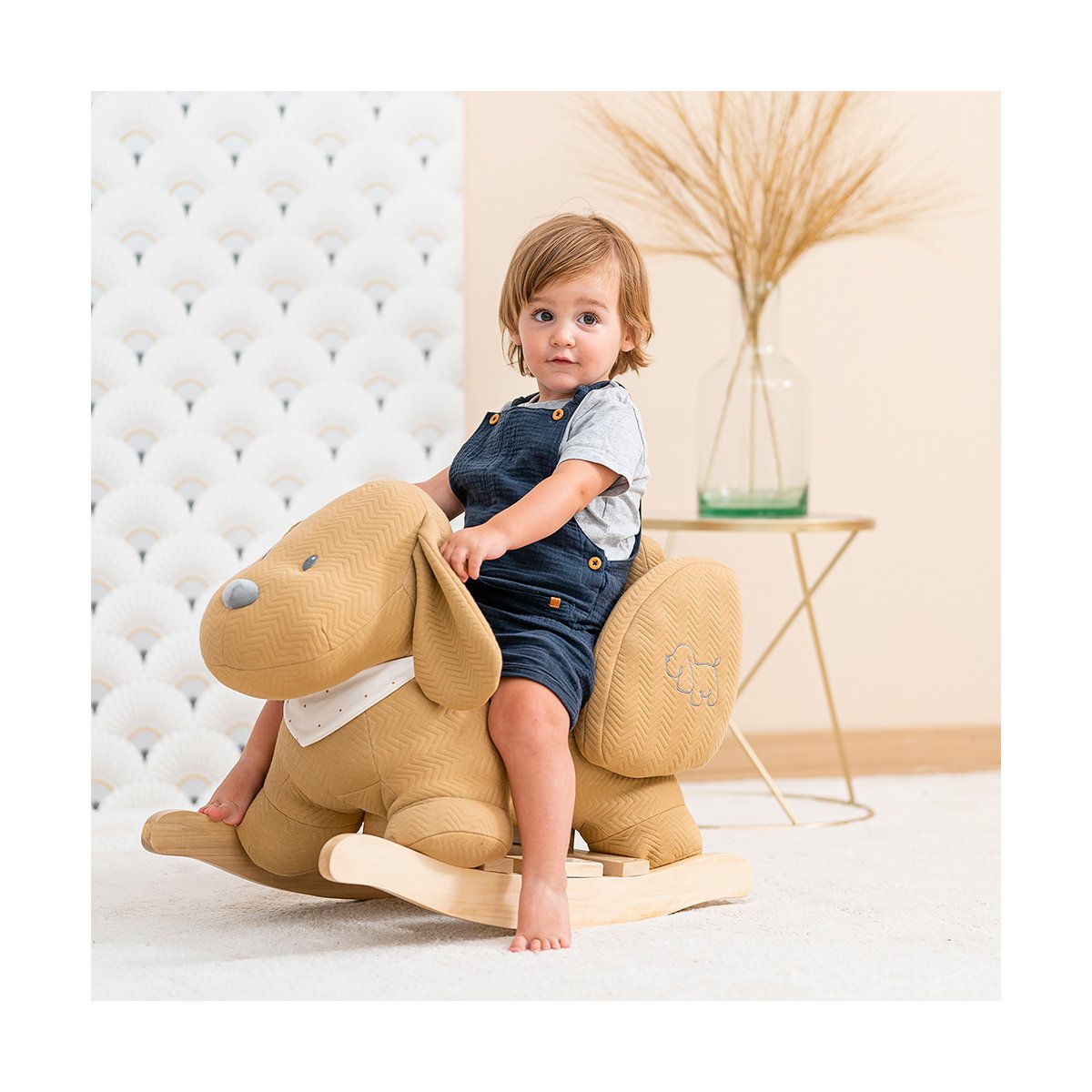 Rocking Dog Charlie - Caramel