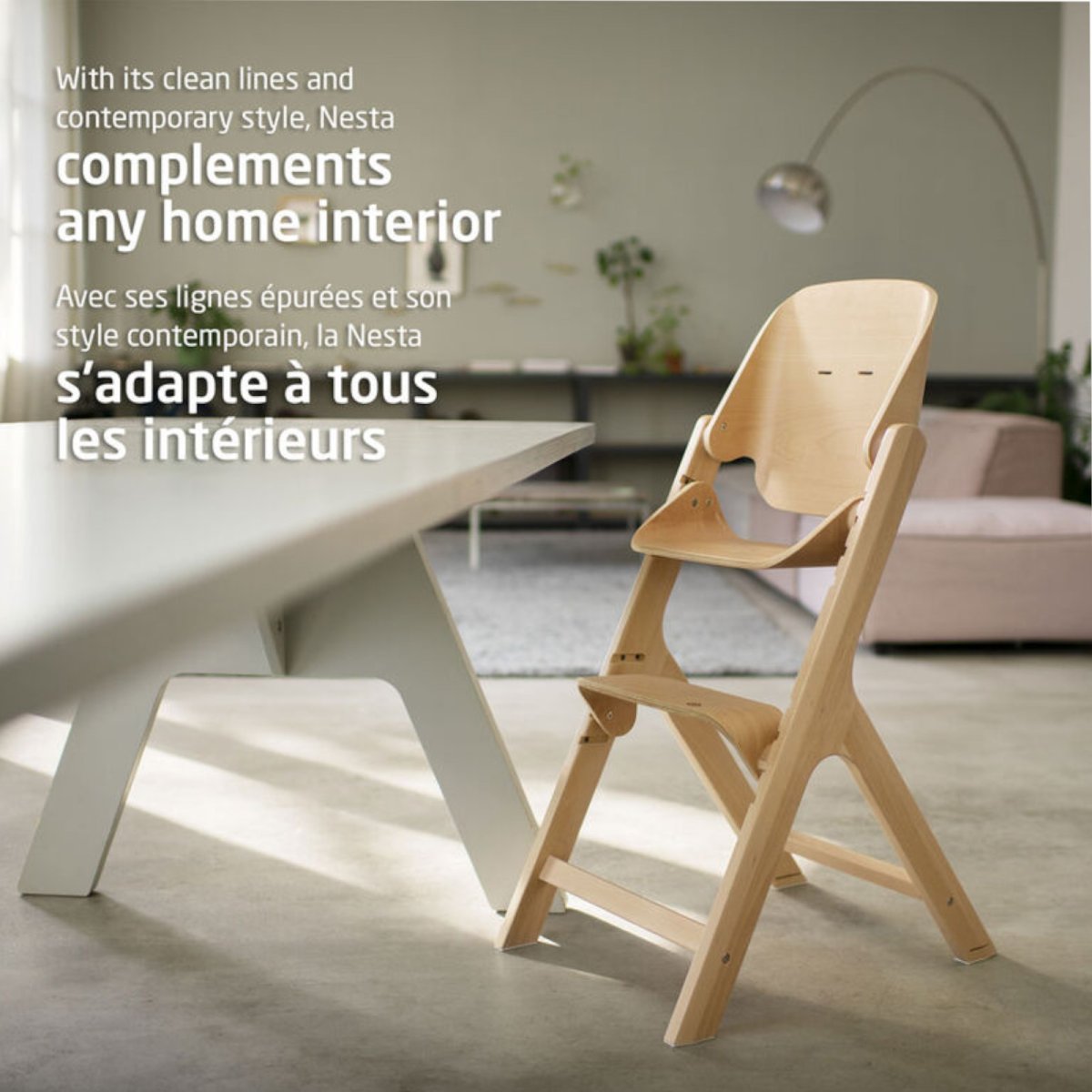 Nesta Complete Highchair - Classic Oat