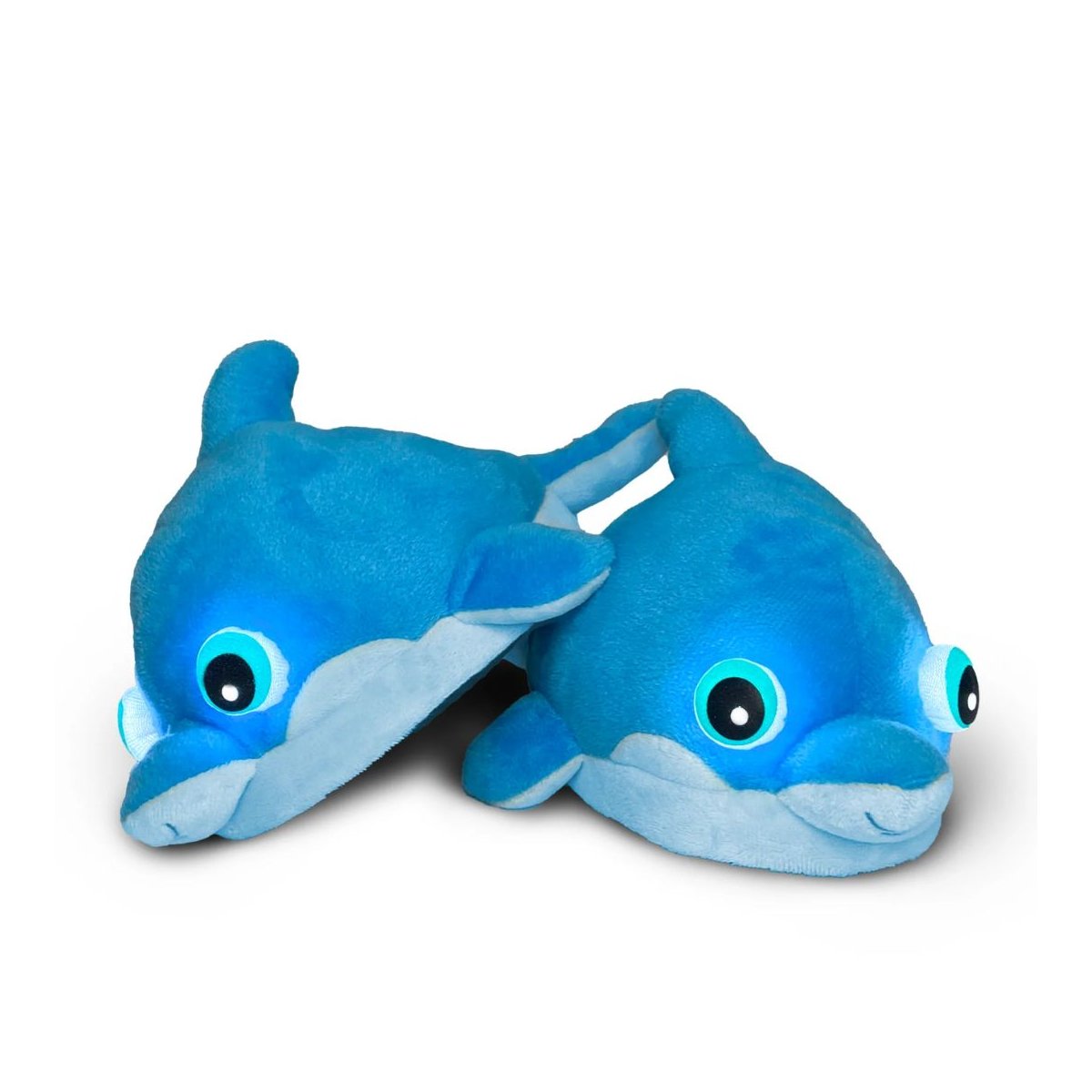 Light-Up Slipper Plush Dolphin - Ages 3-7 years