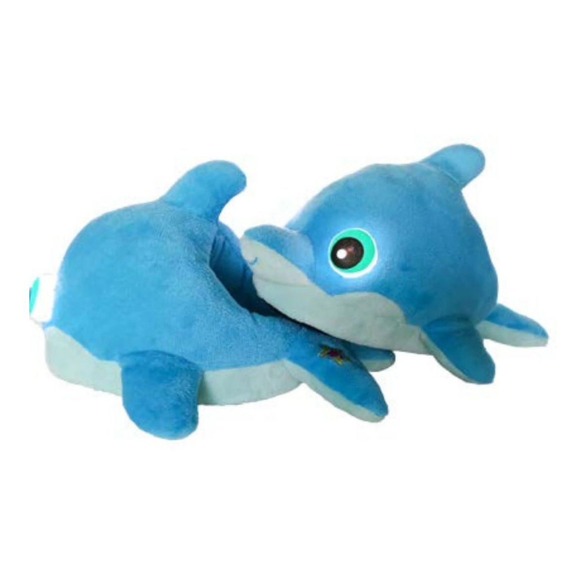 Light-Up Slipper Plush Dolphin - Ages 3-7 years