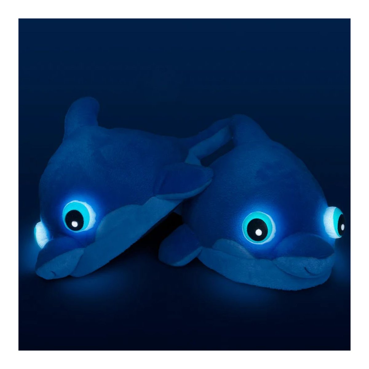 Light-Up Slipper Plush Dolphin - Ages 3-7 years