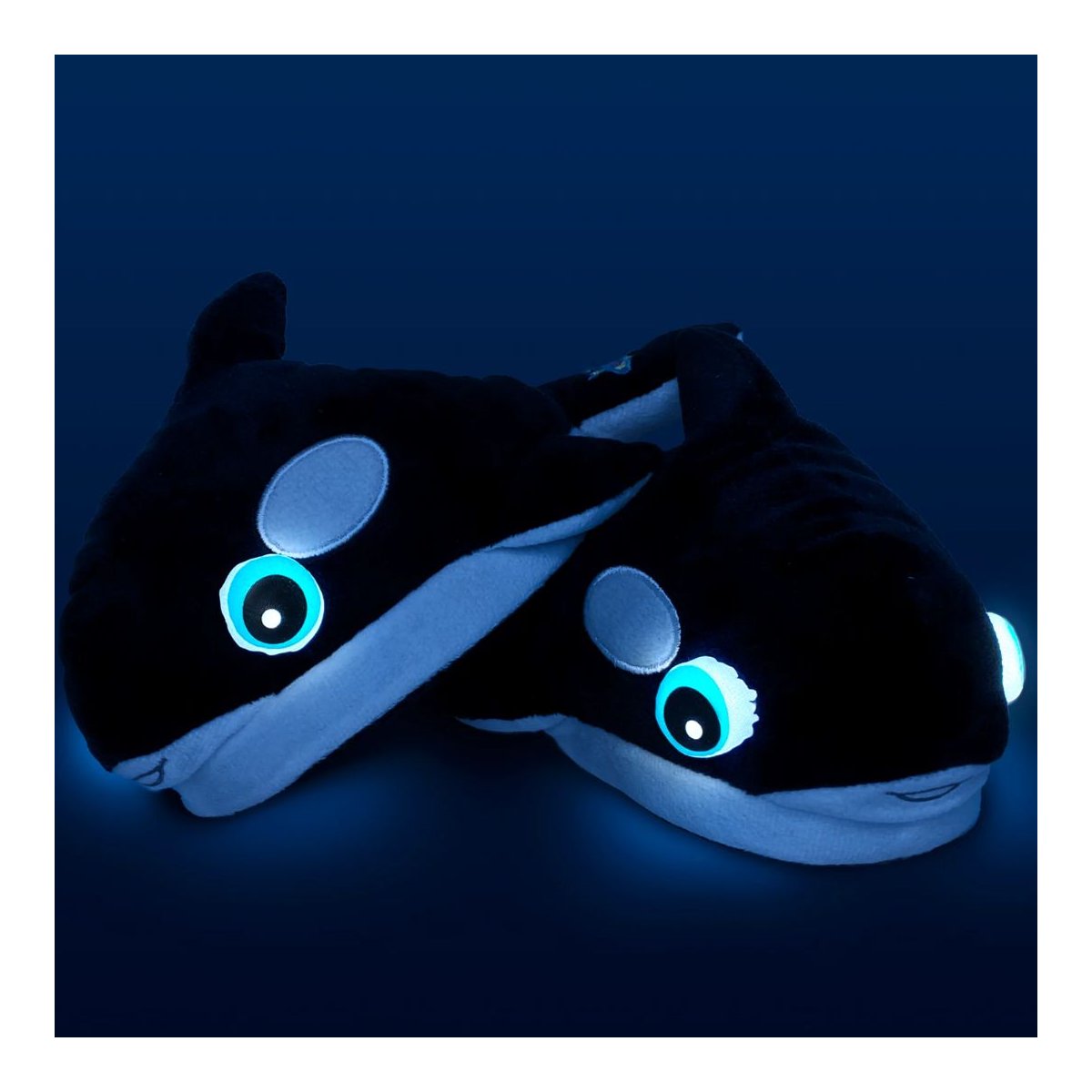 Light-Up Slipper Plush Orca - Ages 3-7 years