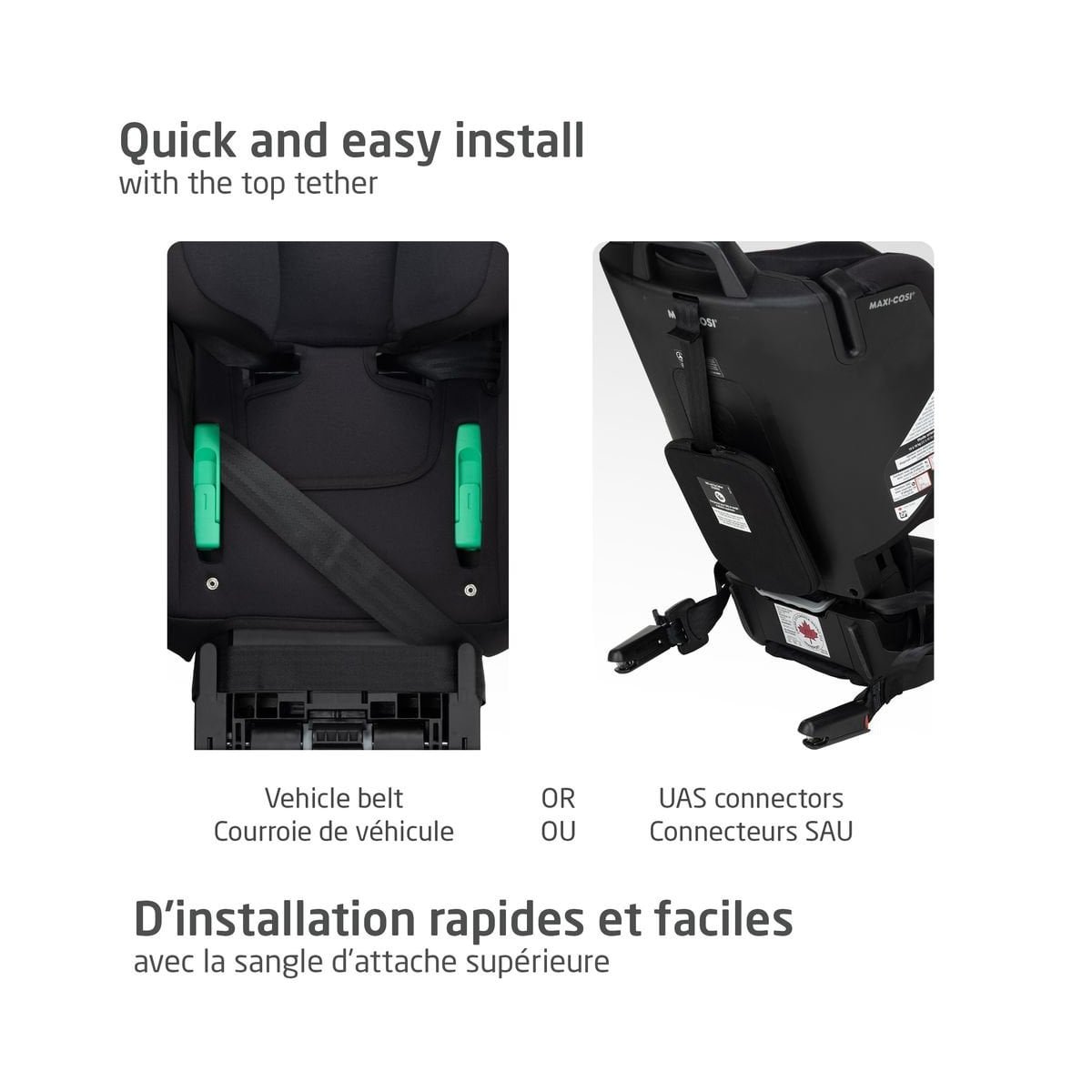 Nomad Plus Travel Car Seat - Authentic Black