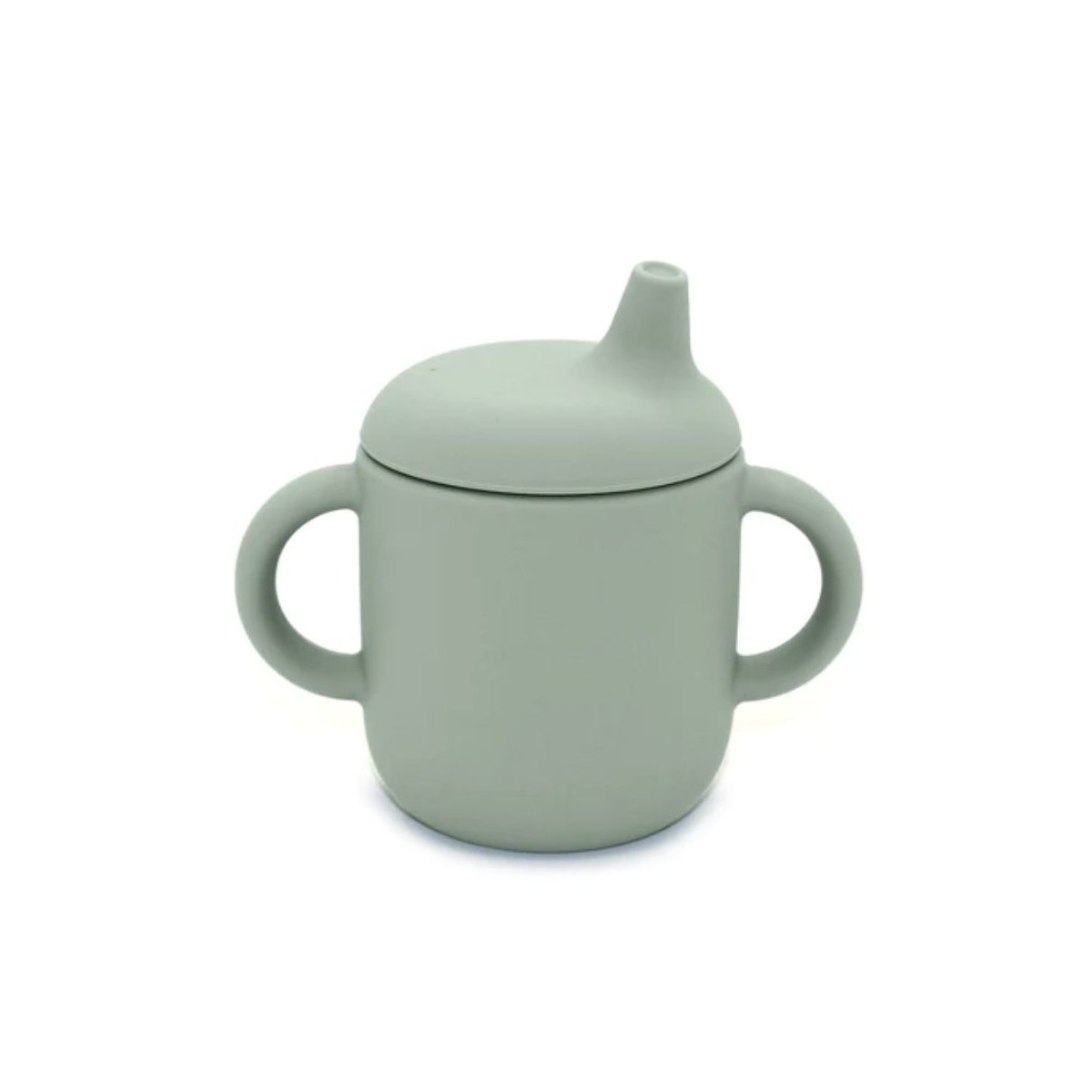 Silicone Sippy Cup with Handles - Leaf