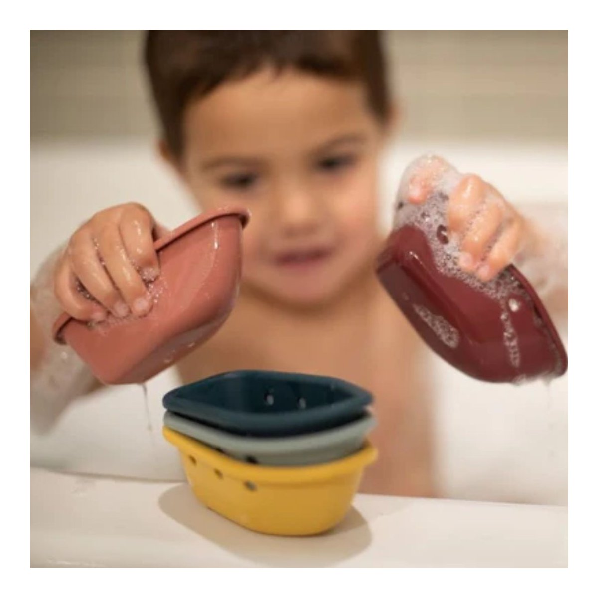 Silicone Stacking Boats - Moon Set