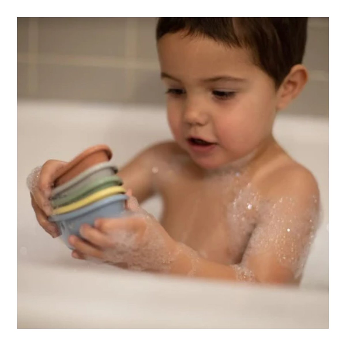 Silicone Stacking Boats - Moon Set