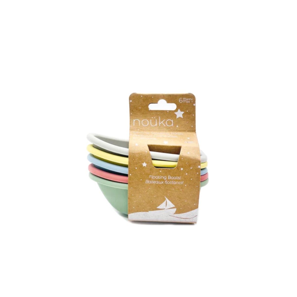 Silicone Stacking Boats - Moon Set