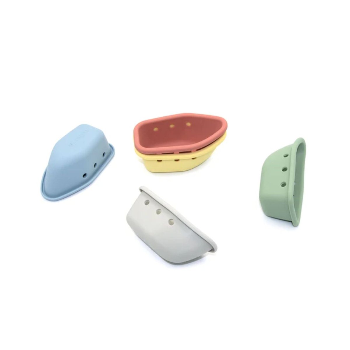 Silicone Stacking Boats - Moon Set