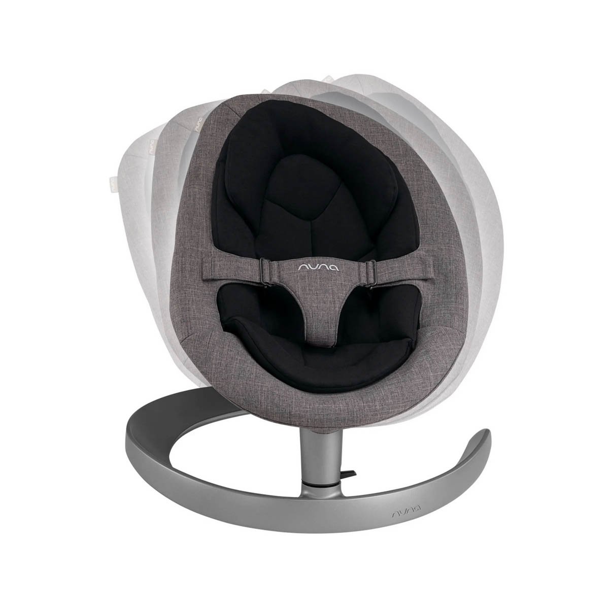 Leaf Grow Swing with Toy Bar- Charcoal