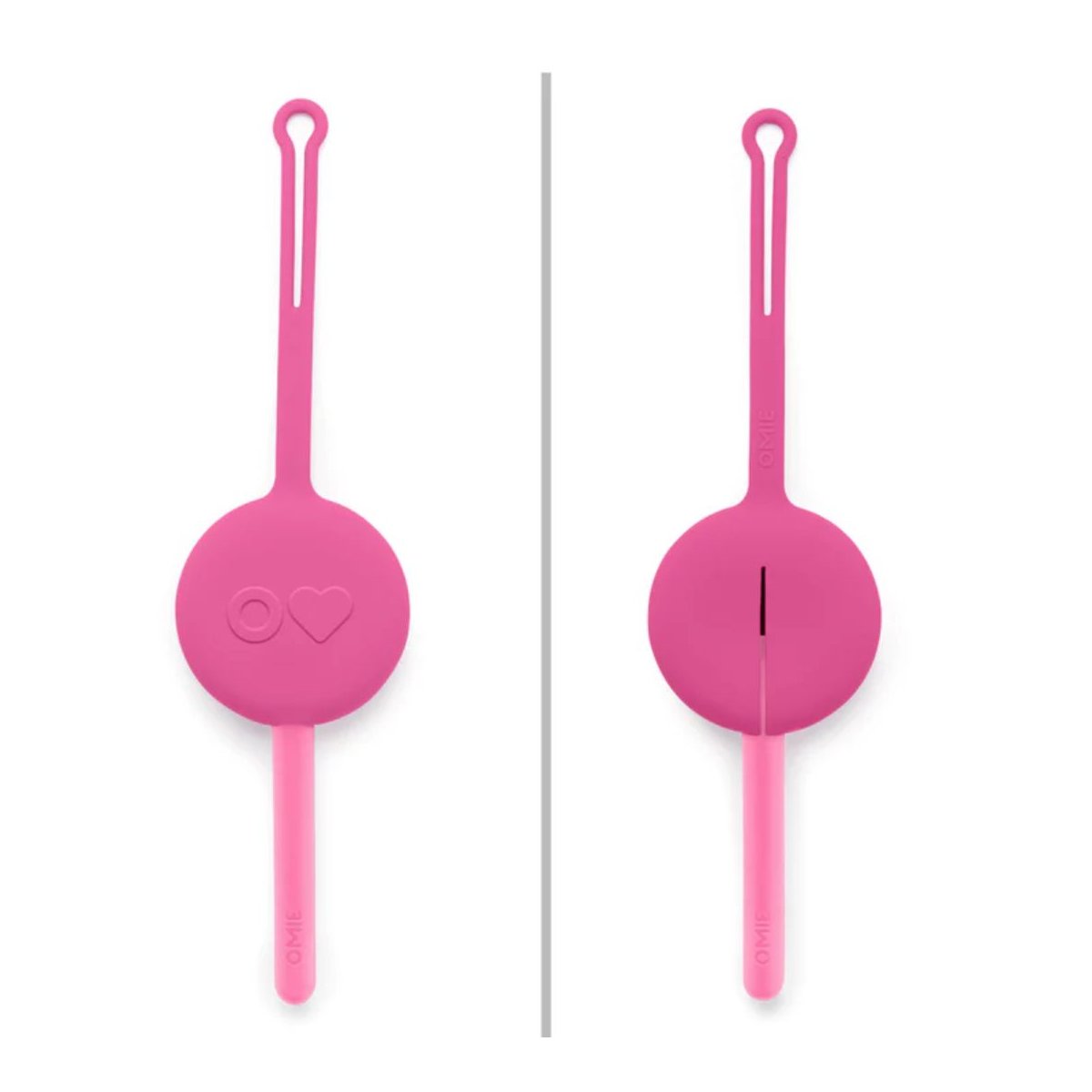 OmiePod Spoon & Fork Set - Bubble Pink