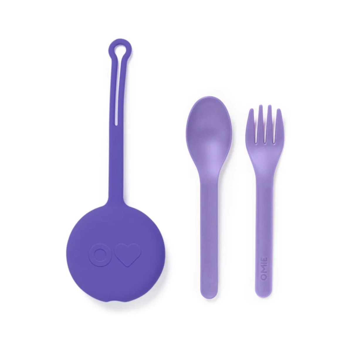 OmiePod Spoon & Fork Set - Lilac