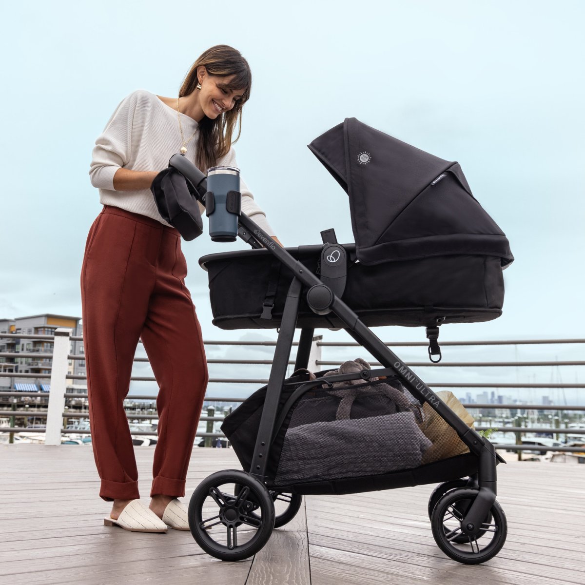 Omni Ultra Travel System with Revolve180 LiteMax NXT - Pacific Green