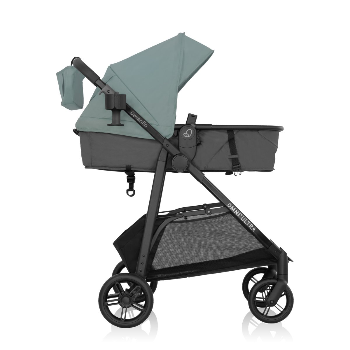 Omni Ultra Travel System with Revolve180 LiteMax NXT - Pacific Green