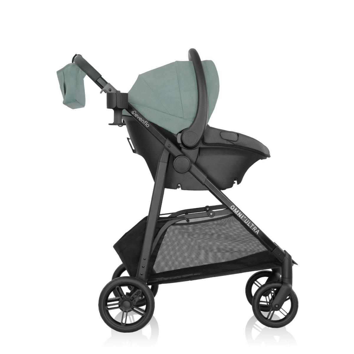Omni Ultra Travel System with Revolve180 LiteMax NXT - Pacific Green