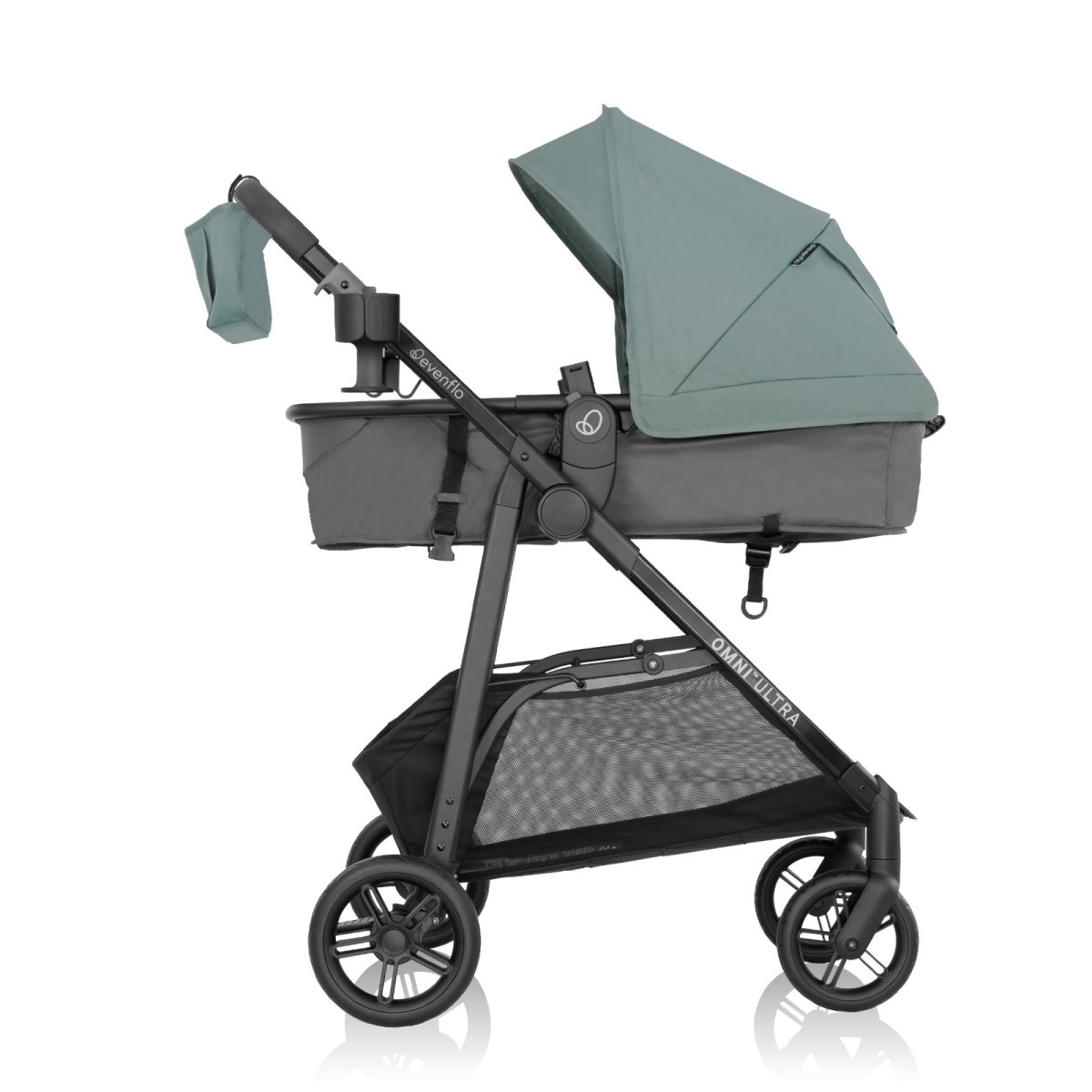 Omni Ultra Travel System with Revolve180 LiteMax NXT - Pacific Green