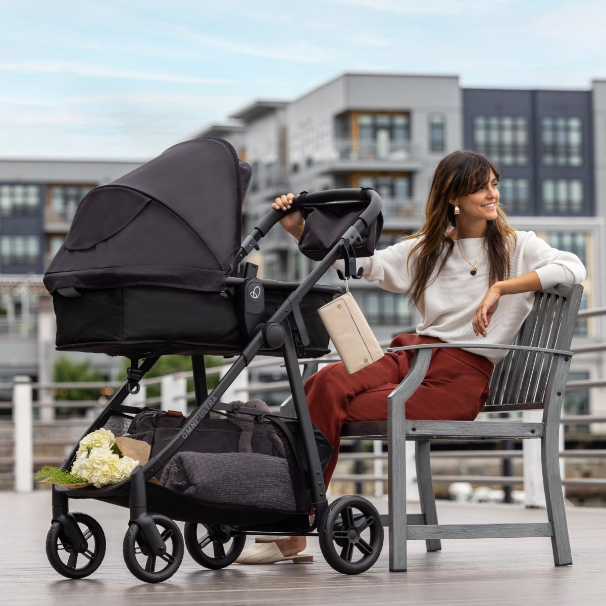 Omni Ultra Travel System with Revolve180 LiteMax NXT - Pacific Green