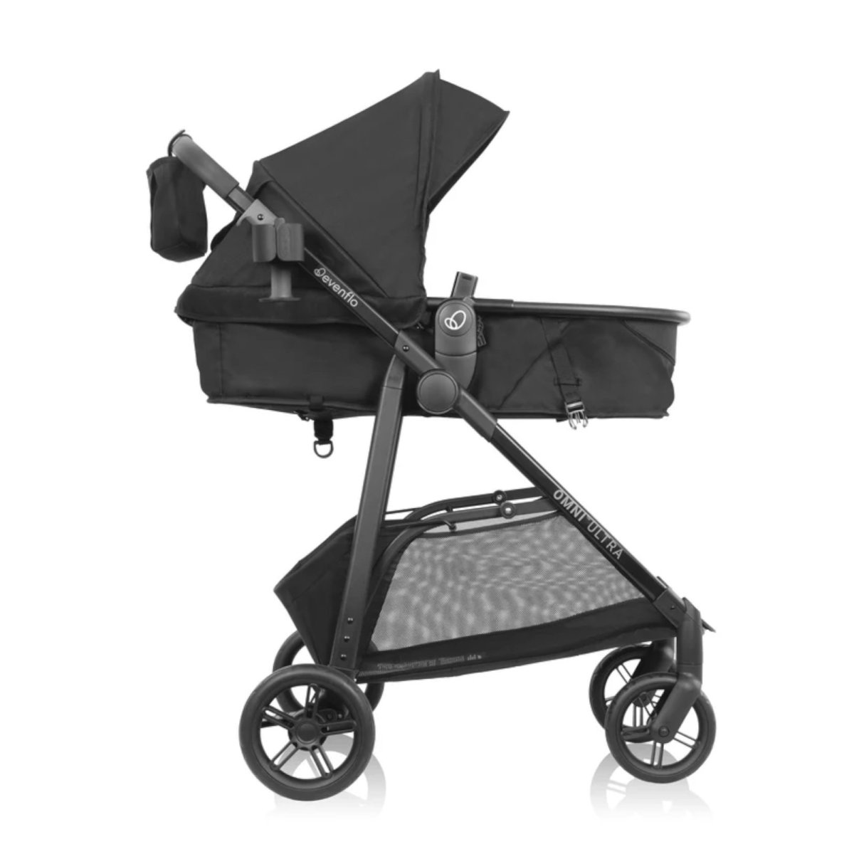 Omni Ultra Travel System with Revolve180 LiteMax - Caviar Black