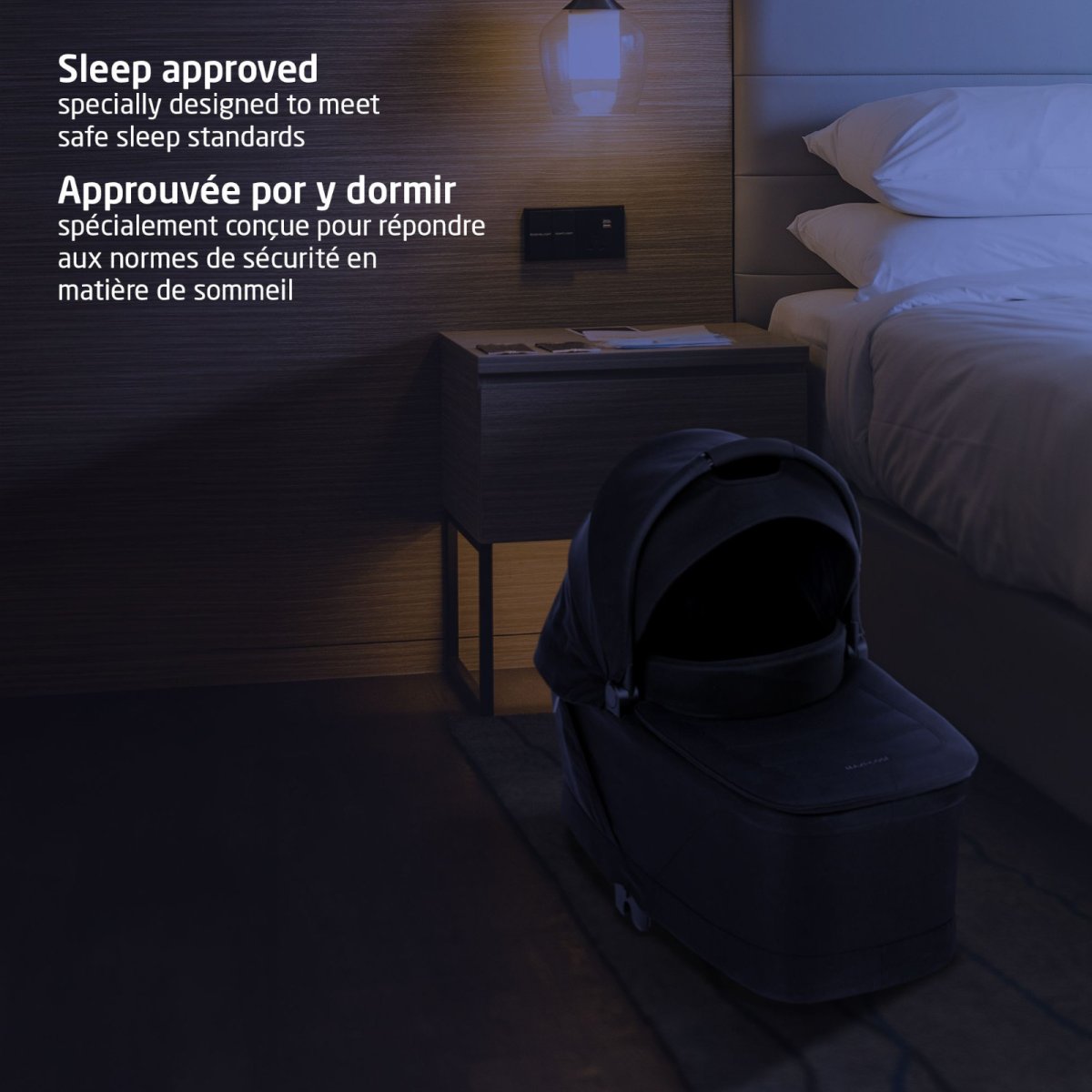 Oria2 Carry Cot - Twillic Black