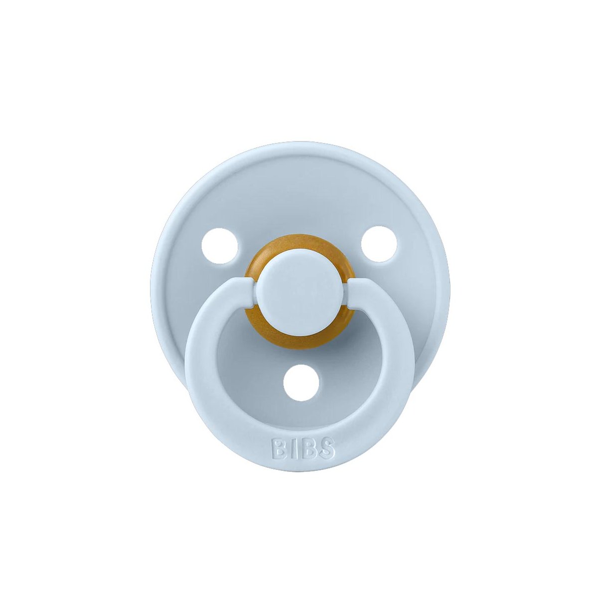 Original Colour Latex Pacifier - Baby Blue/White