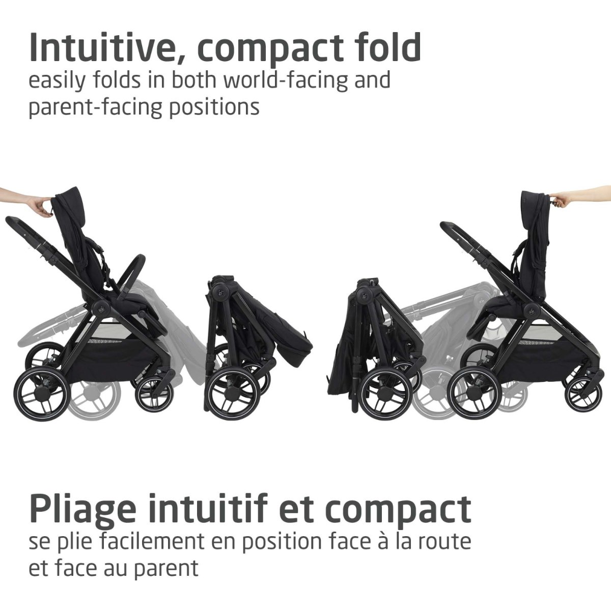 Oxford Stroller Car Seat Bundle - Twillic Black