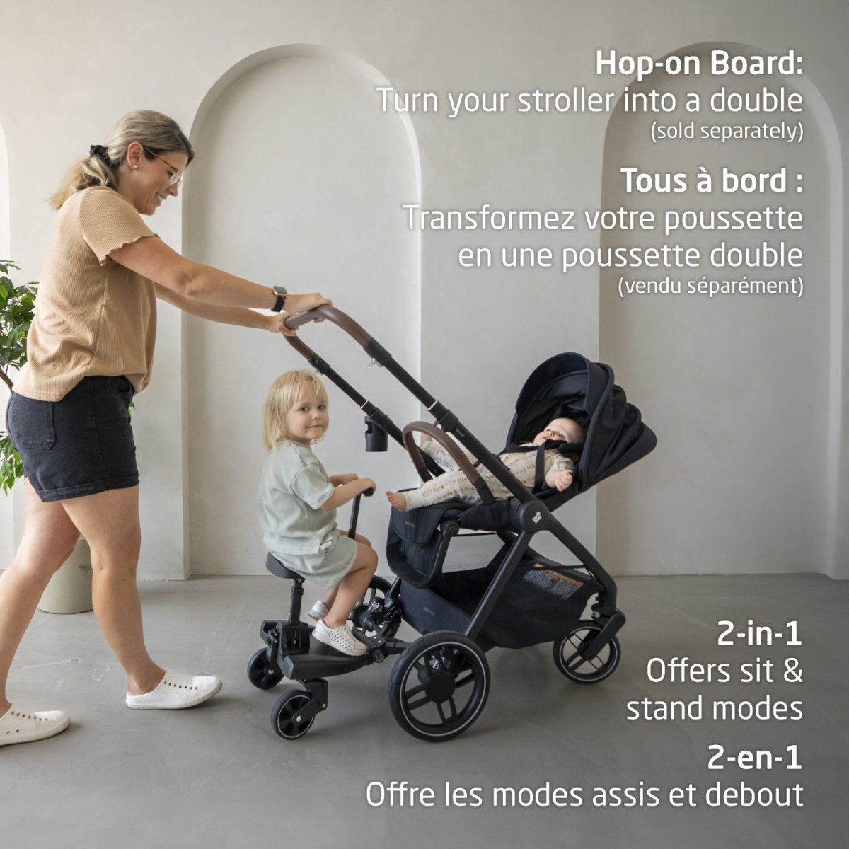 Oxford Stroller Car Seat Bundle - Twillic Black