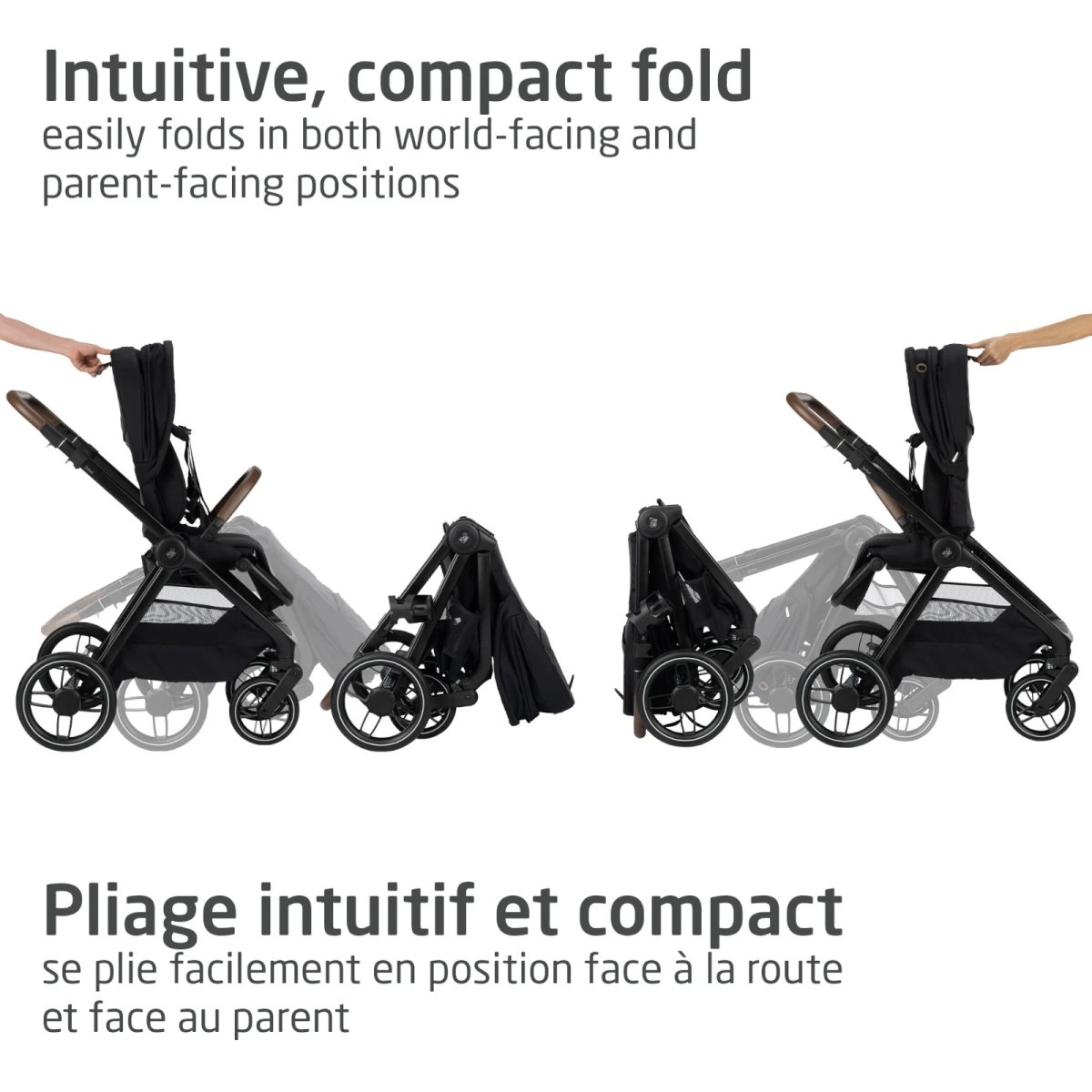 Oxford Stroller - Twillic Black
