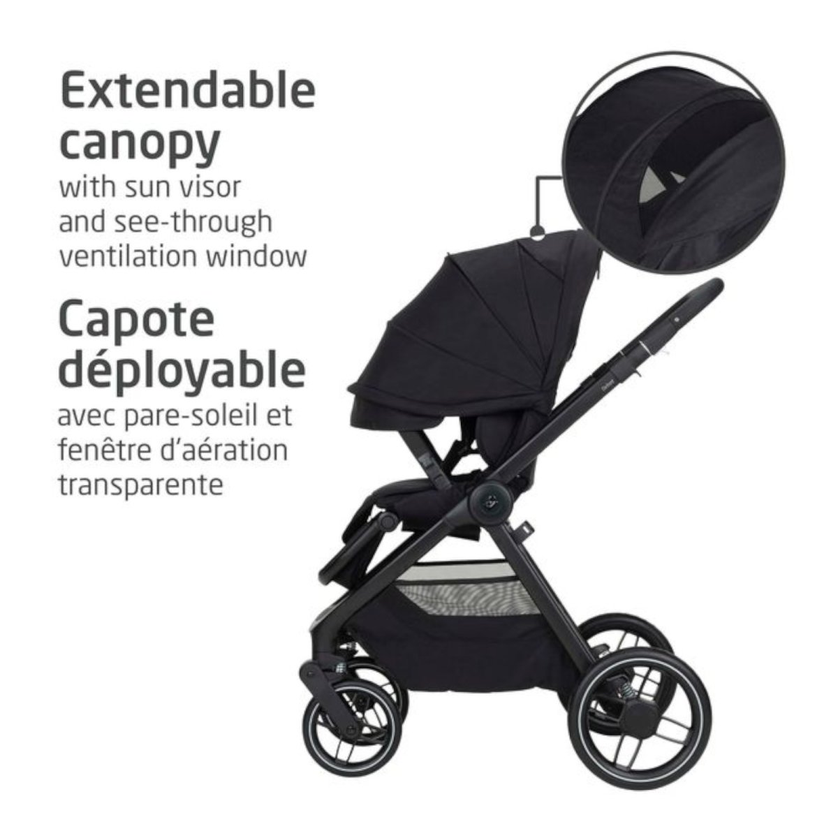 Oxford Stroller - Twillic Black
