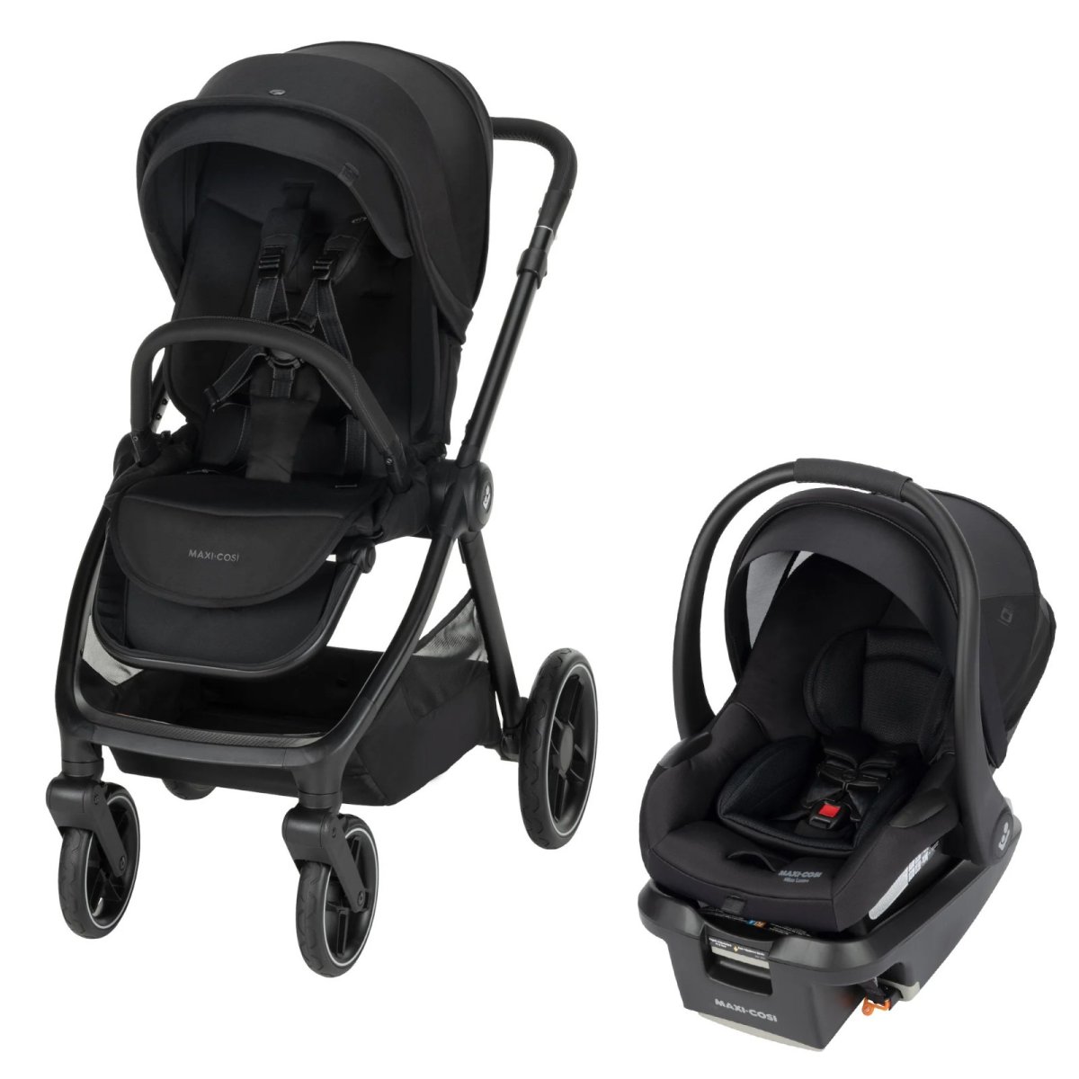 Oxford Stroller Car Seat Bundle - Twillic Black