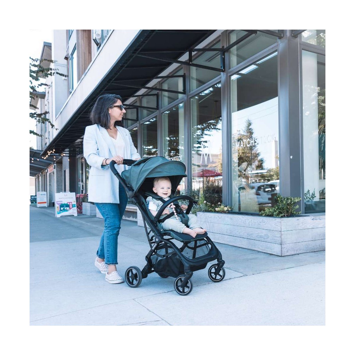 Oxygen V2 Stroller - Tropical Green