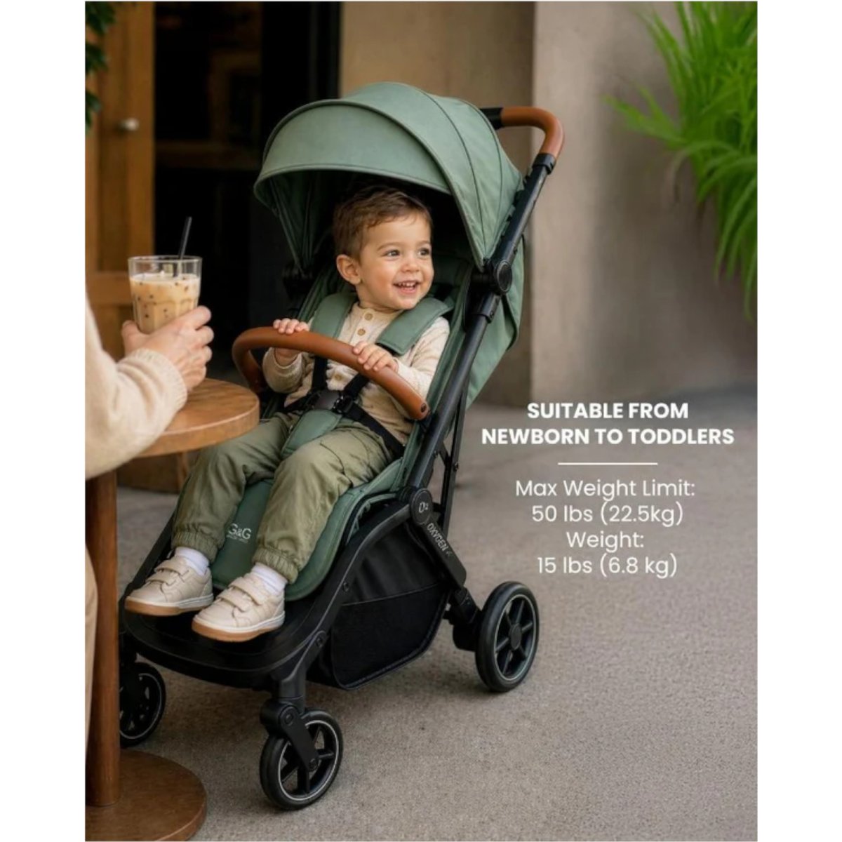 Oxygen V3 Stroller - Raven